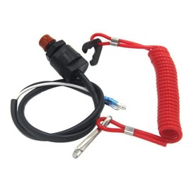 WPJCS Engine Stop Switch, Boat Kill Switch Lanyard, Universal Boat Outboard Lanyard Engine Motor Kill Urgent Stop Switch/Safety Lanyard Tether Cord.