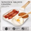 GiPP Ceramic Non Stick Egg Pan, 3-In-1 Divided Breakfast Omelette