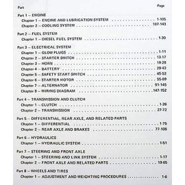 Manual Set for Ford 1500 Tractor Service Parts Operators Owners Repair Catalog
