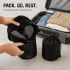 Hooded U-Shaped Memory Foam Travel Pillow, 9.84 × 9.06 ×