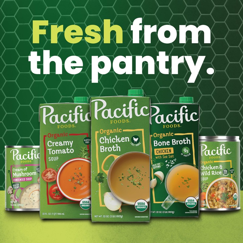 Pacific Foods Organic Spicy Garden Tomato Soup, 32 oz Carton