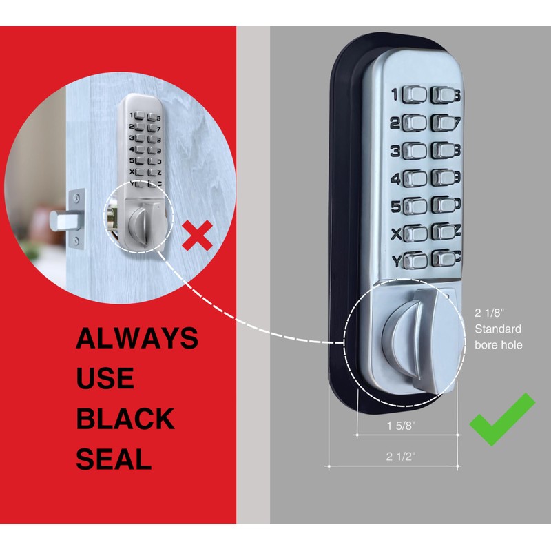 JOUNJIP Deadbolt Keyless Entry Door Lock – Code NOT Required