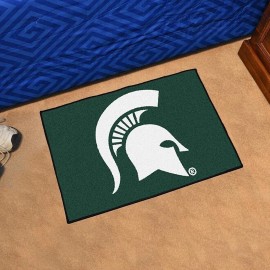 Sports Licensing Solutions Michigan State University Spartans Floor Mat Area Rug, 20x30 Inch, Nylon,...