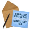 Happy Fathers Day Card from Daughter or Son - Dad