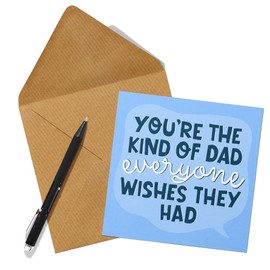 Happy Fathers Day Card from Daughter or Son - Dad Birthday Card for Daddy