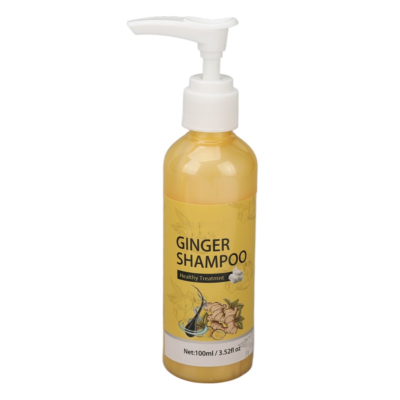 100ml Ginger Hair Regrowth Shampoo Dandruff Removal Itching Relief Deep