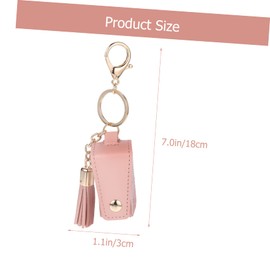 Healvian 3Pcs Portable Travel Bottles with Keychain Refillable Containers for Shampoo Lotion Soap Stylish Handheld Accessory