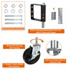 2 Pack Heavy Duty Gate Wheel 4 Inch Spring Loaded