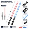 Glowing Toy Lightsaber for Kids’ Pretend Play – Telescopic LED