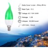 OHLGT E12 Flame Bulbs, 3 Mode LED Candelabra 2.0 Watt