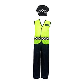 HENBRANDT TODDLER BOYS KIDS POLICE UNIFORM COPPER COP OUFIT FANCY DRESS COSTUME 4-6 YEARS…