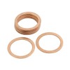 X AUTOHAUX 10pcs 25mm Inner Diameter Copper Washers Flat Sealing