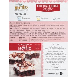 White Lily Baking Mixes (Select Below) - Chocolate Fudge Brownie 18 oz