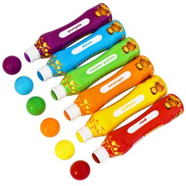 Yuanhe 3oz Bingo Daubers Set of 6, Dot Markers in Mixed Colors