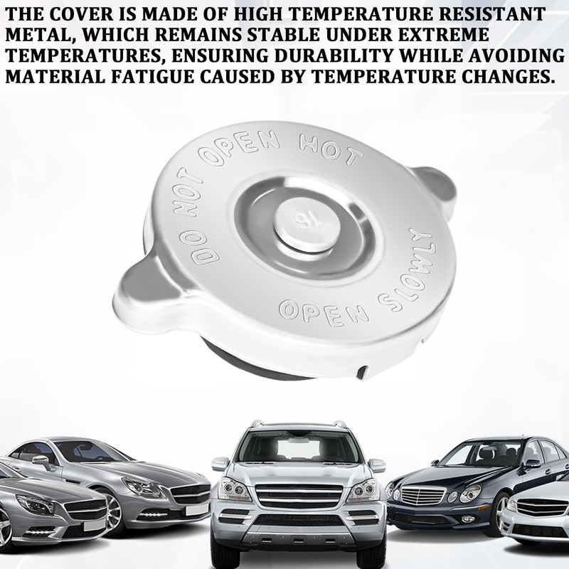 QQWD 1PC Radiator Cap, 16PSI Car Accessories Waterproof and Leak-proof