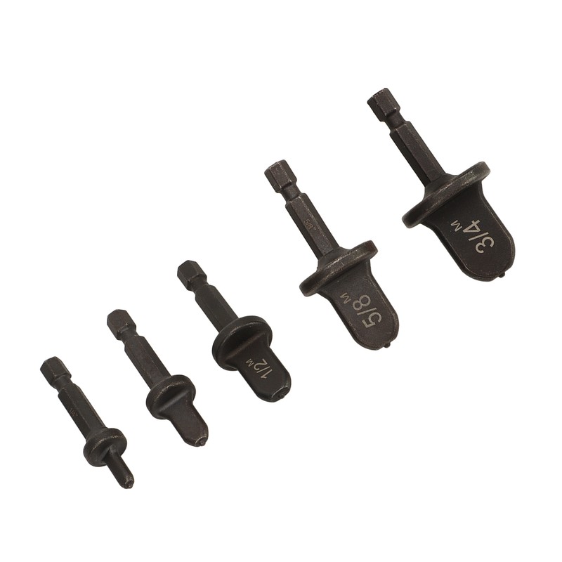 5pcs Copper Tube Expander Copper Pipe Swaging Tool Drill Bit