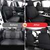 MIROZO 2PCS Front Silverado Seat Covers,Waterproof Truck Seat Covers Compatible