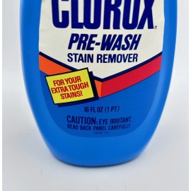 Clorox Vintage CLOROX Pre-Wash Stain Remover Thick Formula Discontinued 1985 Spray FULL
