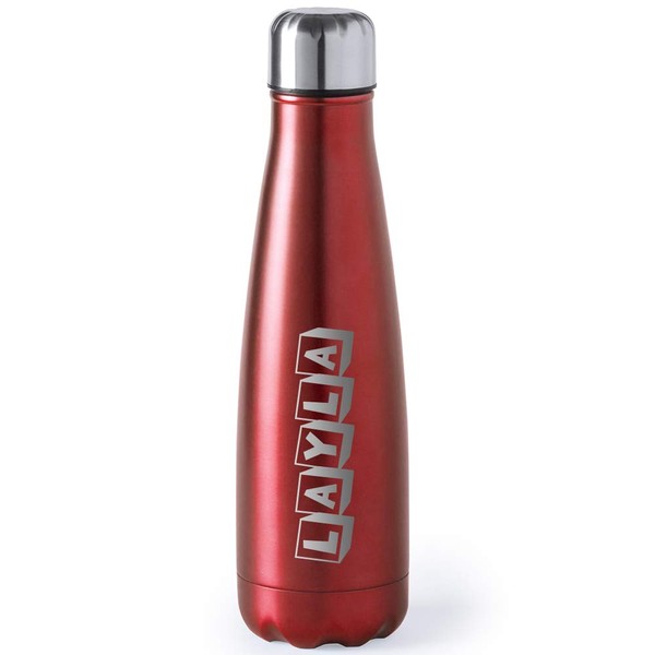 eBuyGB Personalised Children's 630ml Stainless Steel Water Bottle Flask -