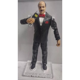 2022 WWE Elite BOF Mean Gene Okerlalund  Acrylic Base  * NO Toy * WM 39