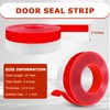 Weather Stripping Flexible Silicone Door Seal Strip Self Adhesive Door