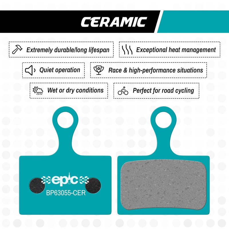 epic Disc Brake Pads for Shimano Brakes | K03S, K04S,
