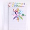 OKVGO 500pcs Coloured Paper Clips with Plastic Box of Paper