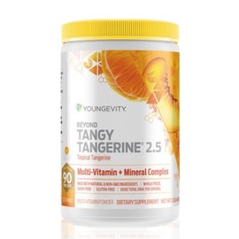 Youngevity Beyond Tangy Tangerine 2.5 Tropical Tangerine Ultimate Multi-Vitamin & Mineral Complex - Made with Natural & Whole Foods | 8,000 ORAC