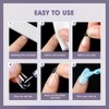 Uñas Postizas Cortas de Gel Estilo Ataúd: 240 Unidades de