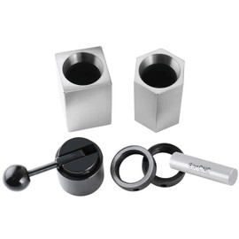 Accusize Industrial Tools Collet Block Chucks for 5C Round, Hex Or Square Collets, 2250-2080