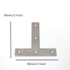 T Brackets, 10PCS Stainless Steel T Brackets, Flat T Shape