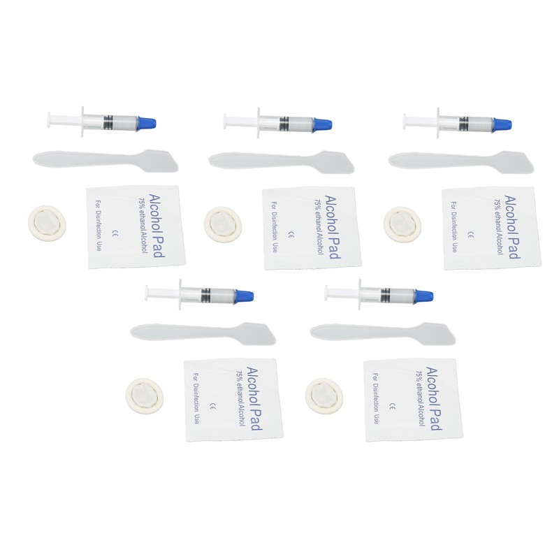 5Pcs Thermal Paste 3.2W/m.k Metal Free Safe Strong Adhesion Thermal