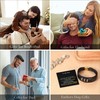 JSJOY Braided Leather Bracelet for Men Grandson Gifts Unique Mens