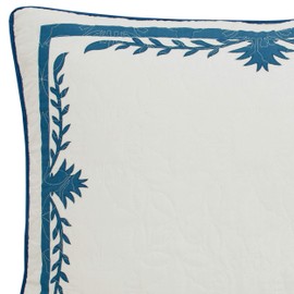 Tommy Bahama Aloha Pineapple Cotton Blue Standard Sham