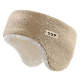 CAMSTIC Foldable Winter Fleece Headband Style Ear Muff for Women, Camel