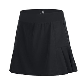 beroy Women Breathable Cycling Skirt Shorts Padded Bike Skorts Pantskirt with Pockets(M,Black)