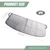 ZBGUN 1 PC Car Front Windshield Trough Cover, 66.9" x
