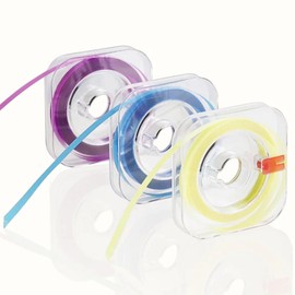 LA MIERE LA MIERE 3 Rolls, 4mm x 6M Tooth Polisher Dental File, for Teeth Sanding Grinding, Deep Teeth Cleaning, Tooth Polish Abrasive Strip, Oral Care Cleaning Tool 3 Sizes