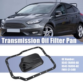 X AUTOHAUX 1 Set 25420-PAX-003 25420-P6H-000 25420-P6H-010 Transmission Filter Oil Pan Gasket Kit for Ford Focus 2000-2011