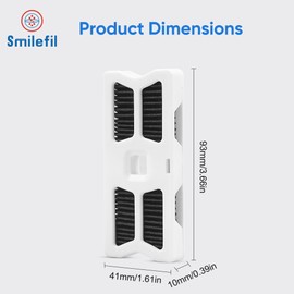 S SMILEFIL 2 Pack AF-1 RAF-1 Replacement Refrigerator Air Filter Compatible with Frigidaire FRGPAAF1 PureAir Air Filter AF-1, FRGPAAF1, RAF-1