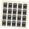 Operitacx 20pcs Backpack Buckles Suit Reusable Webbing Clip Buckle Zip