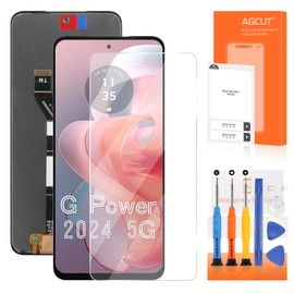 for Moto G Power 5G 2024 Screen Replacement for Moto G Power 5G 2024 LCD Display Touch XT2415 XT2415-1 LCD Digitizer Touch Screen Assembly Repair Part No Frame