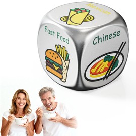 Anniversary Wedding Couples Birthday Gifts - 0.6in Funny Food Decision Dice