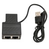 RJ45 Splitter Adapter 1 to 2 100Mbps Plug and Play