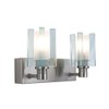 Jesco Lighting WS301-2 Akina Series 301 2-Light Wall Sconce, White