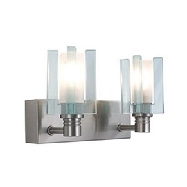 Jesco Lighting WS301-2 Akina Series 301 2-Light Wall Sconce, White