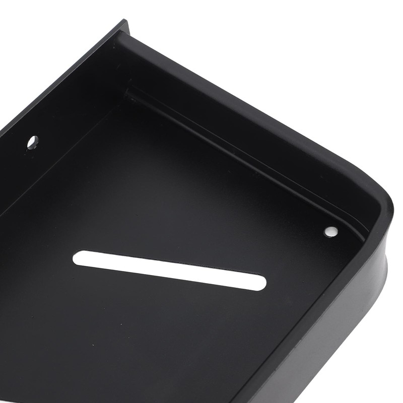Shower Caddy Wall Mount Shelf with Hooks Space Aluminium Large