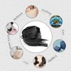 CRLLDPM 1 x zip in black, 70 cm, long spiral