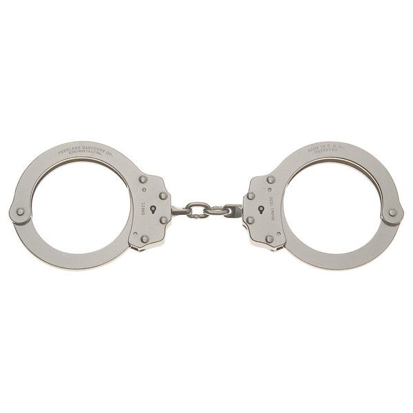 Peerless Handcuff Company 702C Oversize Chain Link Handcuff – Nickel