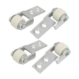sourcingmap 15mm Dia Wheel Sliding Door Track Guide Wheel Roller 4pcs